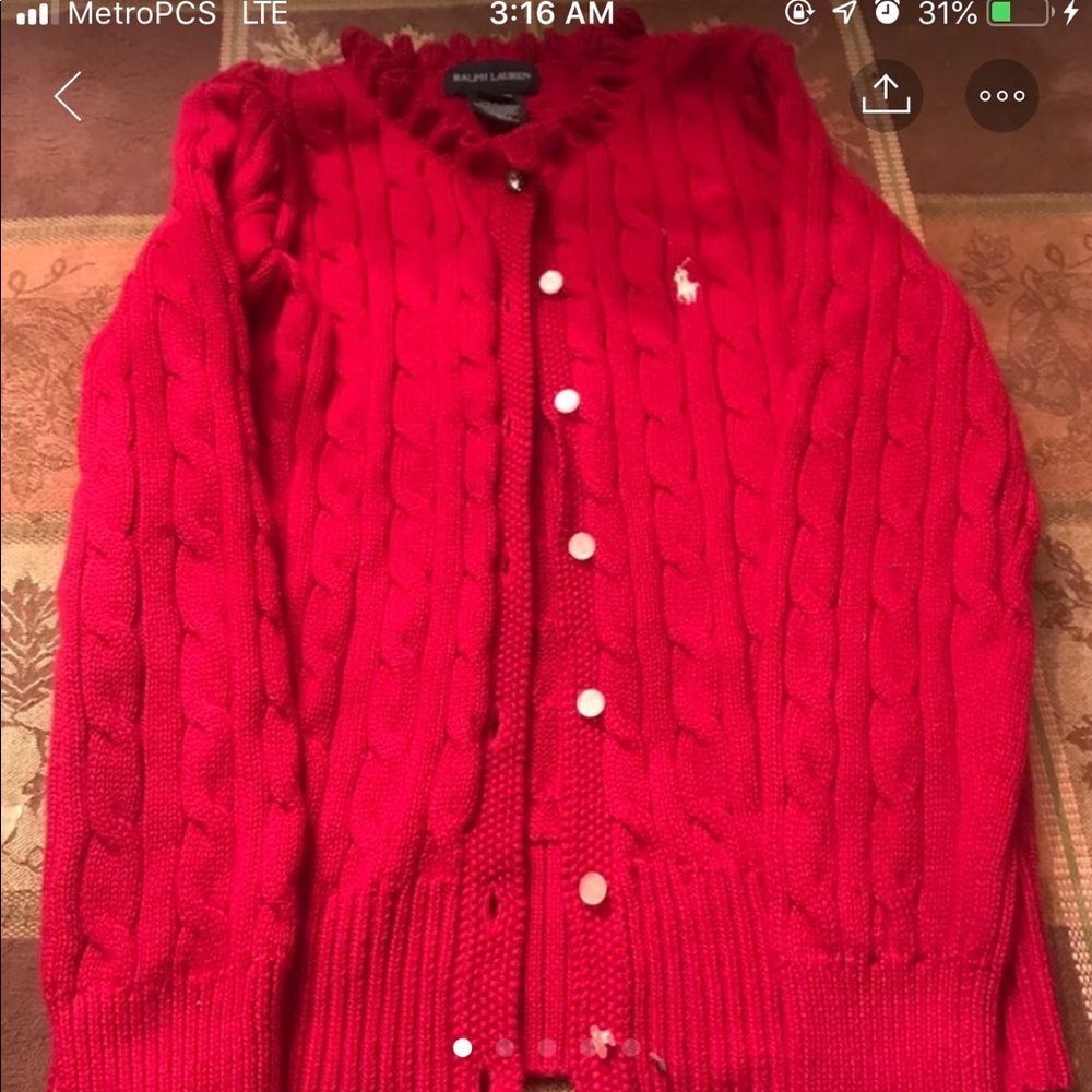 Ralph Lauren Girls Sweater Size M